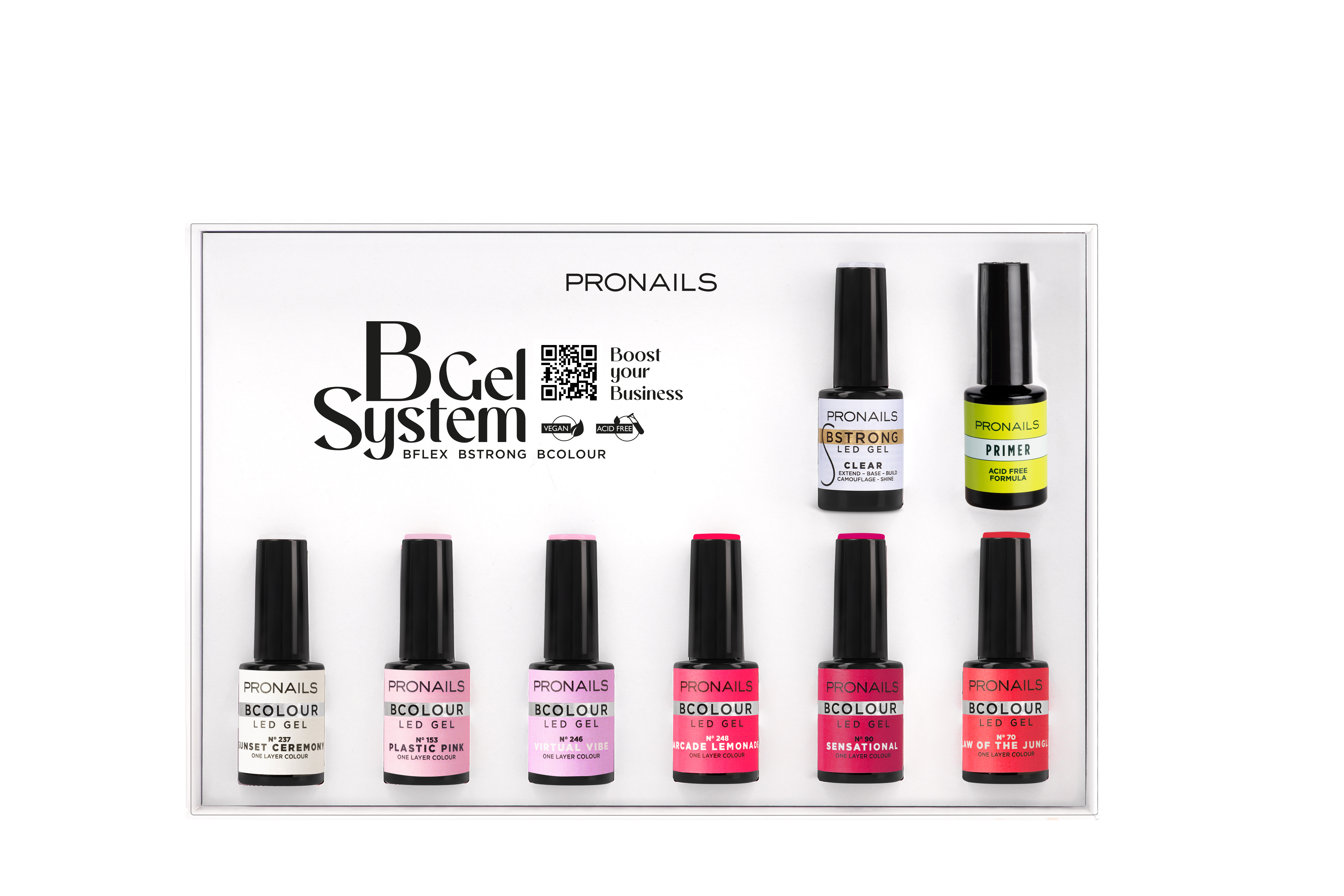 PN Bcolour caja coleccion Summer Classic 8 uds