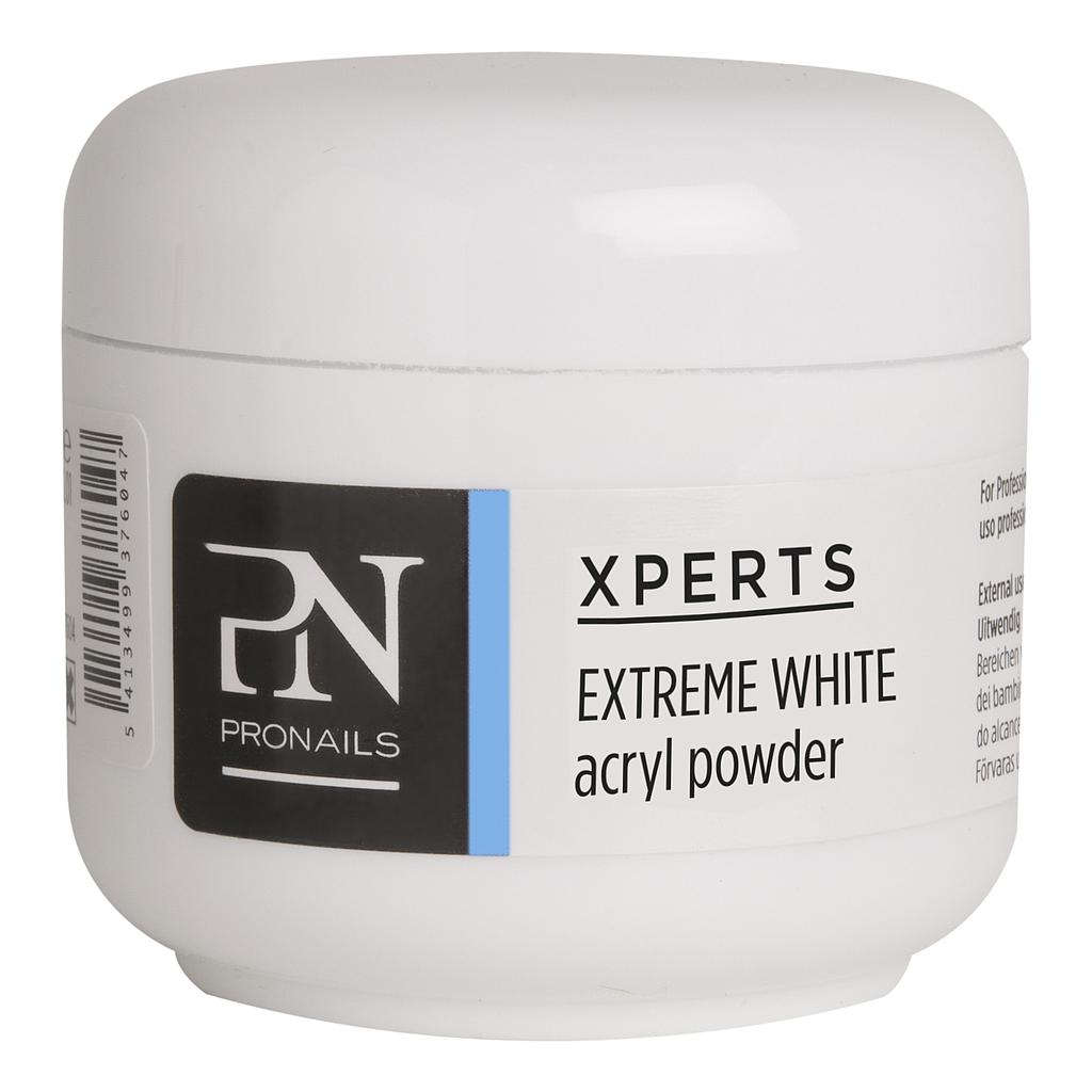 PN Polvo Acrilico Extreme White 25 grs hasta fin de existencias