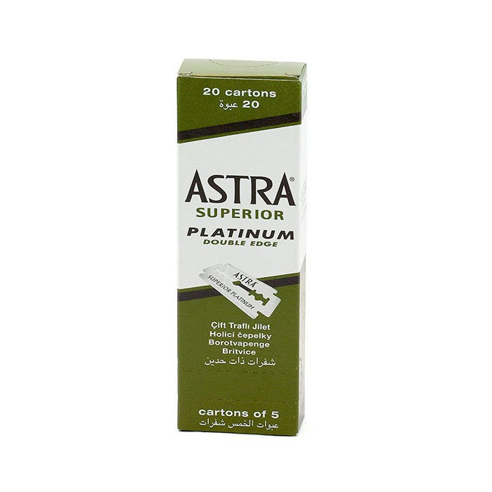 CUCHILLA ASTRA PLATINUM 5 HOJAS PARTIR px20