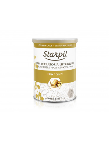 CERA CON BANDA ORO LATA 800 gr STARPIL cx12