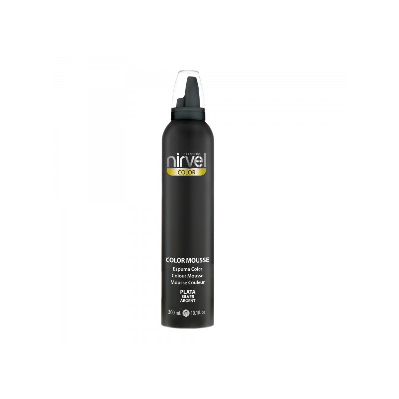 ESPUMA COLOR GRIS PLATA 300ml NIRVEL