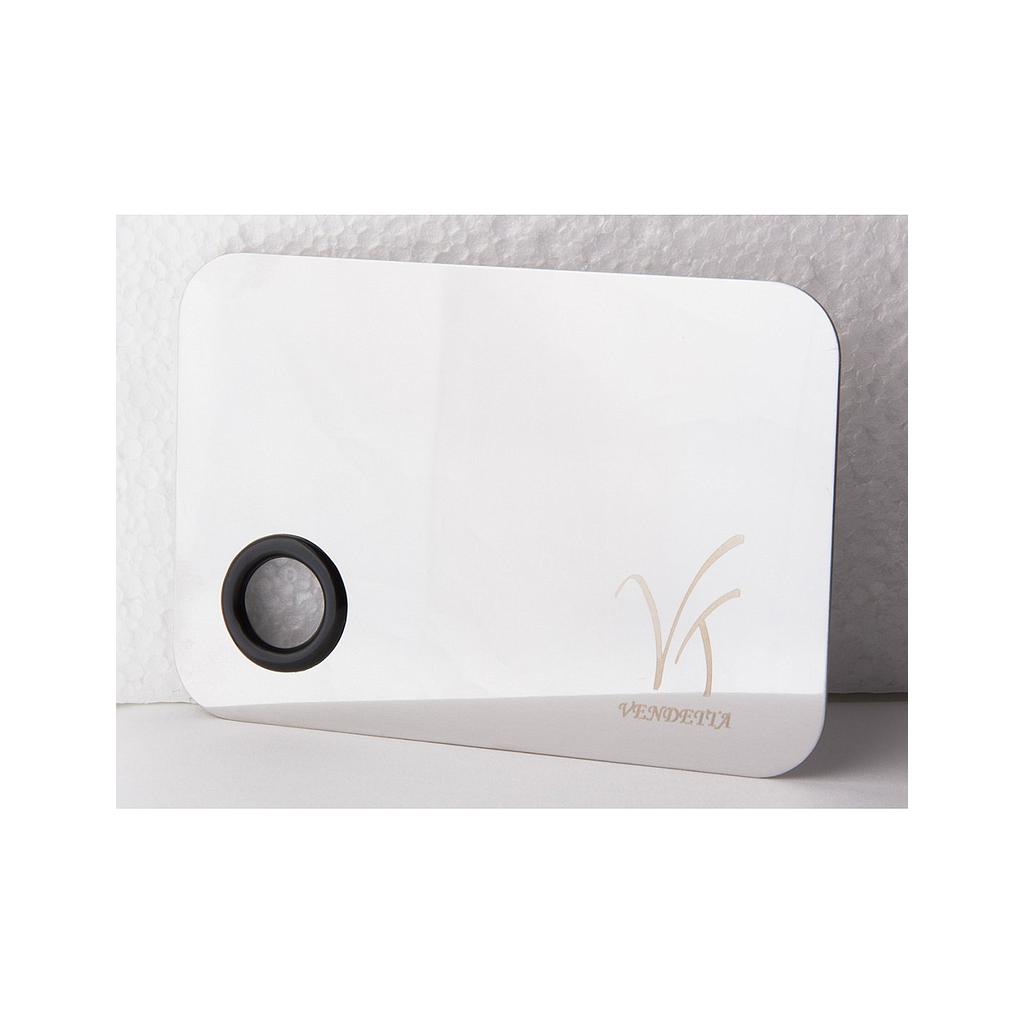 PALETA METALICA ESPEJO Y ESPATULA VENDETTA